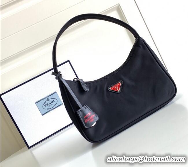 Market Sells Prada Re-Nylon Re-Edition 2000 Mini Bag 1NE515 Black/Red 2023