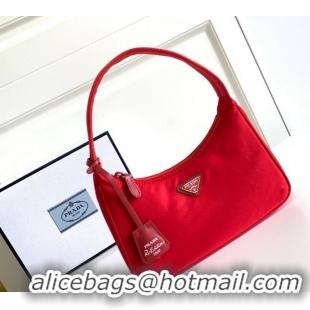 Luxury Refined Prada Re-Nylon Re-Edition 2000 Mini Bag 1NE515 Red 2023