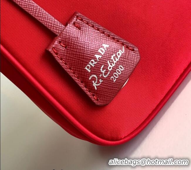 Luxury Refined Prada Re-Nylon Re-Edition 2000 Mini Bag 1NE515 Red 2023