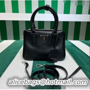 Luxury Classic Prada Galleria Nappa Leather Mini Bag 1BA906 Black 2023