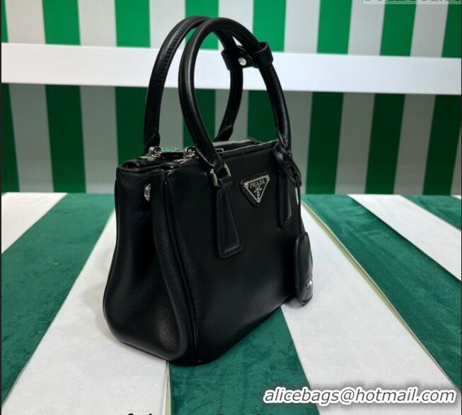 Luxury Classic Prada Galleria Nappa Leather Mini Bag 1BA906 Black 2023