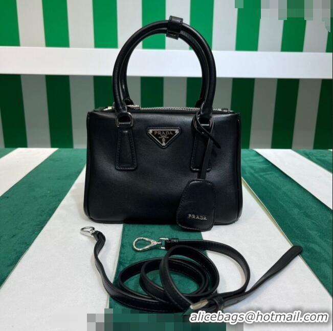 Luxury Classic Prada Galleria Nappa Leather Mini Bag 1BA906 Black 2023