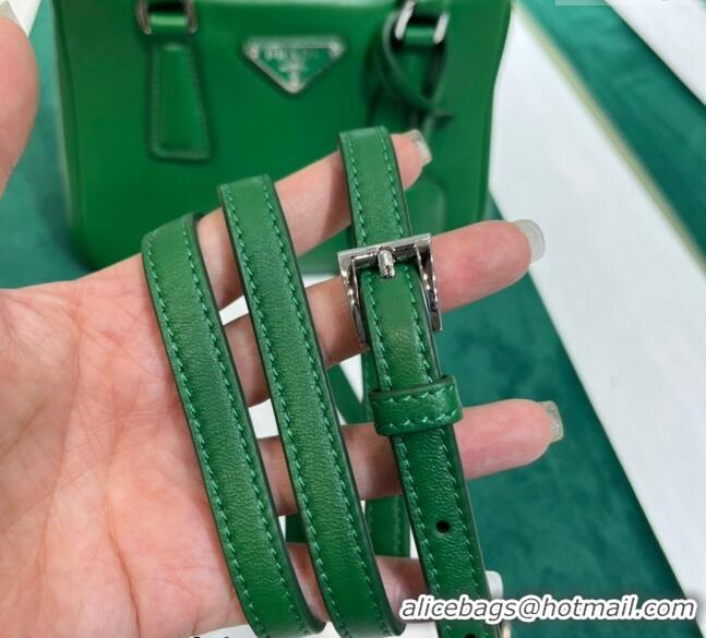 Market Sells Prada Galleria Nappa Leather Mini Bag 1BA906 Green 2023