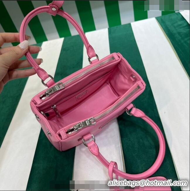 Inexpensive Prada Galleria Nappa Leather Mini Bag 1BA906 Pink 2023