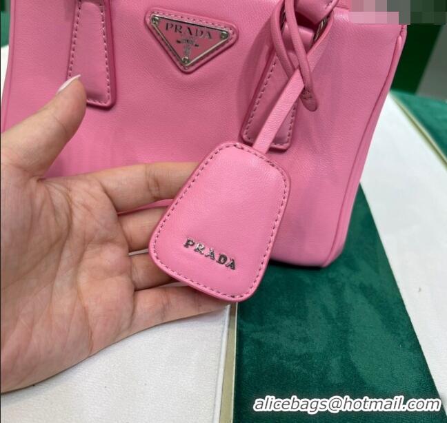 Inexpensive Prada Galleria Nappa Leather Mini Bag 1BA906 Pink 2023