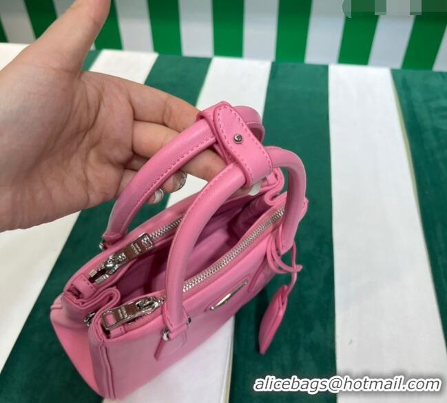 Inexpensive Prada Galleria Nappa Leather Mini Bag 1BA906 Pink 2023