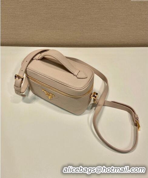 Buy Classic Prada Leather Mini Bag 1BH202 Water Lily Pink 2023