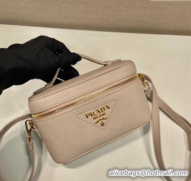 Buy Classic Prada Leather Mini Bag 1BH202 Water Lily Pink 2023