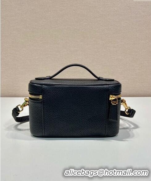 New Stylish Prada Leather Mini Bag 1BH202 Black 2023