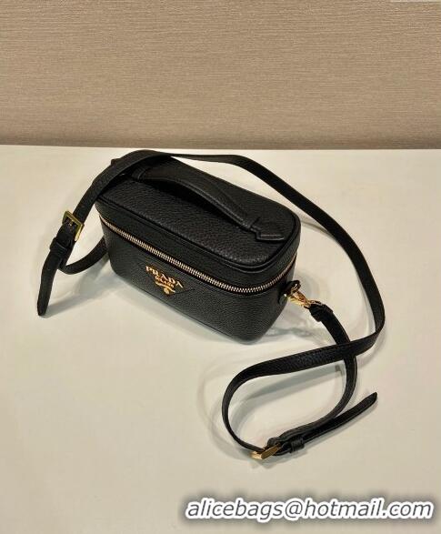 New Stylish Prada Leather Mini Bag 1BH202 Black 2023