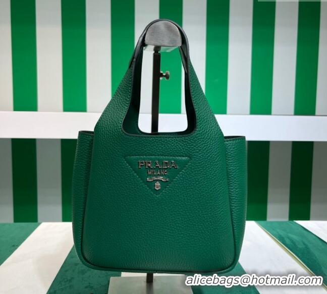 Hot Sell Fashion Prada Leather Mini Top Handle Bag 1BA349 Green 2023