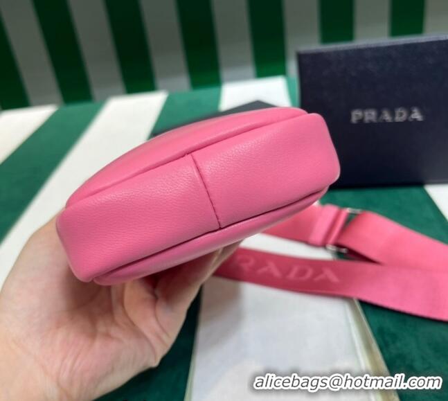 Popular Style Prada Lambskin Leather Phone Mini Bag 1BP027 Pink 2023