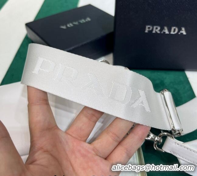 Trendy Design Prada Lambskin Leather Phone Mini Bag 1BP027 White 2023