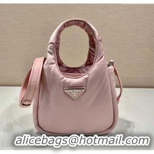 Luxury Discount Prada Soft Padded Re-Nylon Mini Bag 1BA359 Pink 2023