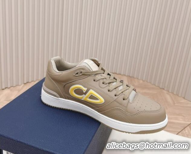 Perfect DIOR AND STONE ISLAND B57 Low-Top Sneakers in Smooth Calfskin Grey 905015