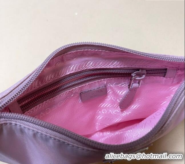 Luxurious Cheap Prada Re-Nylon mini bag 1NI545 Pink 2023