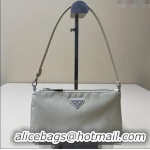 Buy Inexpensive Prada Re-Nylon mini bag 1NI545 Grey 2023