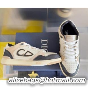 Top Design Dior B57 Low-Top Sneakers in CD Calfskin Leather Dark Grey 905023