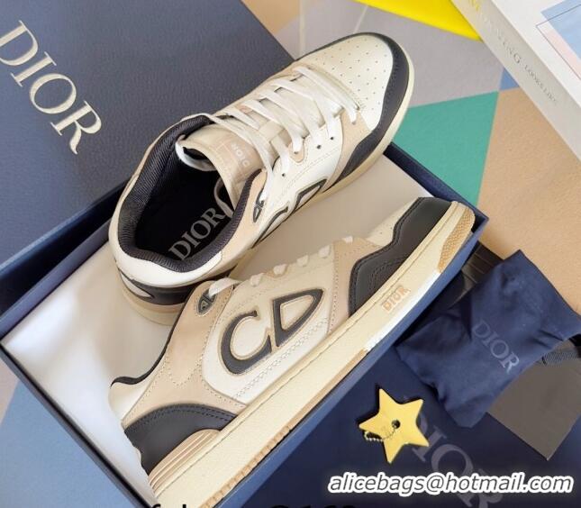 Top Design Dior B57 Low-Top Sneakers in CD Calfskin Leather Dark Grey 905023