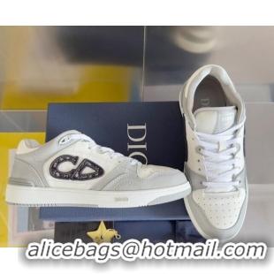 Good Product Dior B57 Low-Top Sneakers in Calfskin with Oblique Jacquard CD Light Grey 905025