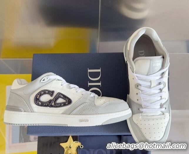 Good Product Dior B57 Low-Top Sneakers in Calfskin with Oblique Jacquard CD Light Grey 905025