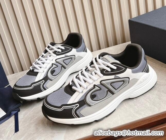 Best Product Dior B30 Sneakers in CD Mesh and Technical Fabric Black/Grey 905030