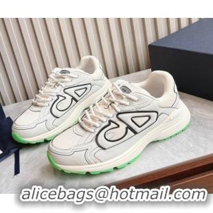 Pretty Style Dior B30 Sneakers in CD Mesh and Technical Fabric White 905031