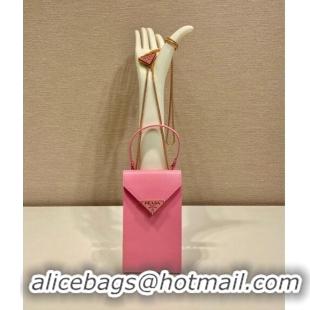 Reasonable Price Prada Saffiano leather mini-bag 1BP050 Pink 2023