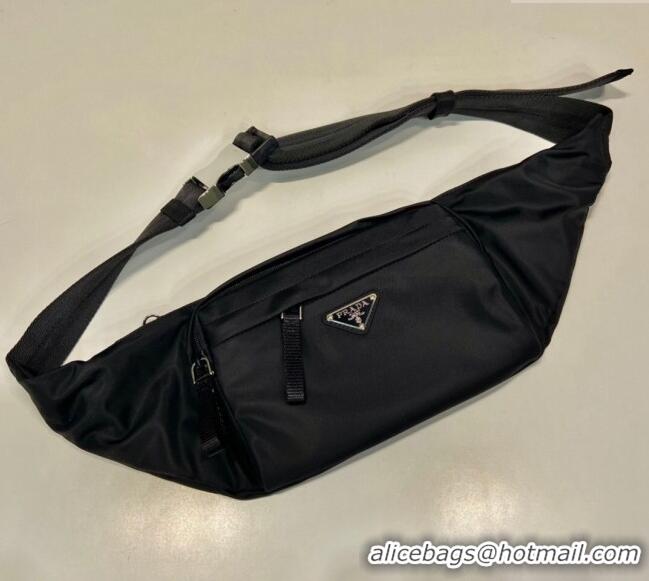 Low Cost Prada Nylon Belt Bag 2VL978 Black