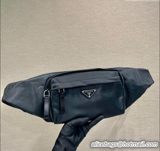 Low Cost Prada Nylon Belt Bag 2VL978 Black