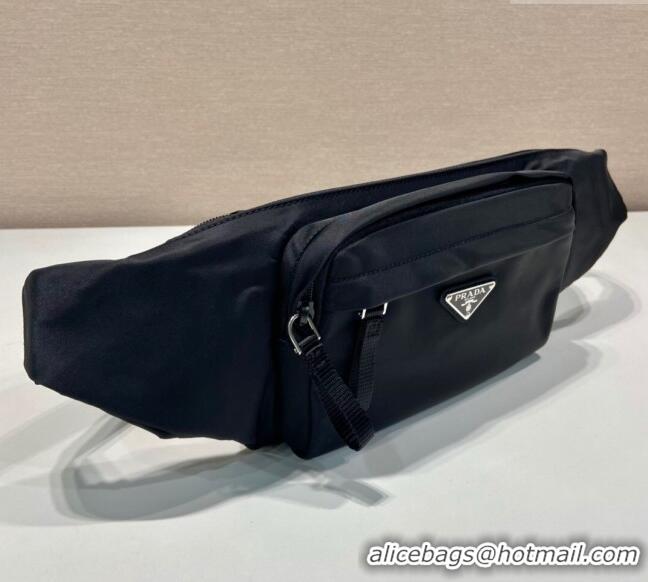 Low Cost Prada Nylon Belt Bag 2VL978 Black