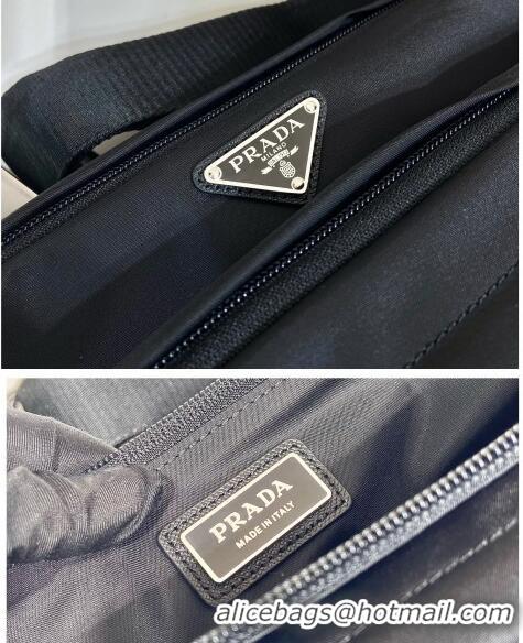 Grade Design Prada Mens Nylon Belt Bag 2VL003 Black 2023