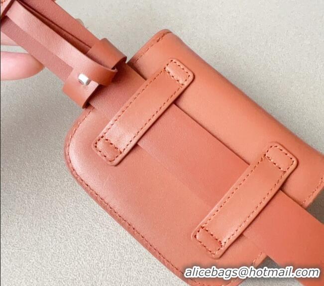 Promotional Luxury Prada Leather Mini Bag Belt P0410 Brown