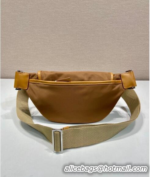 Trendy Design Prada Re-Nylon and leather belt bag 2VH176 Cork Beige 20244