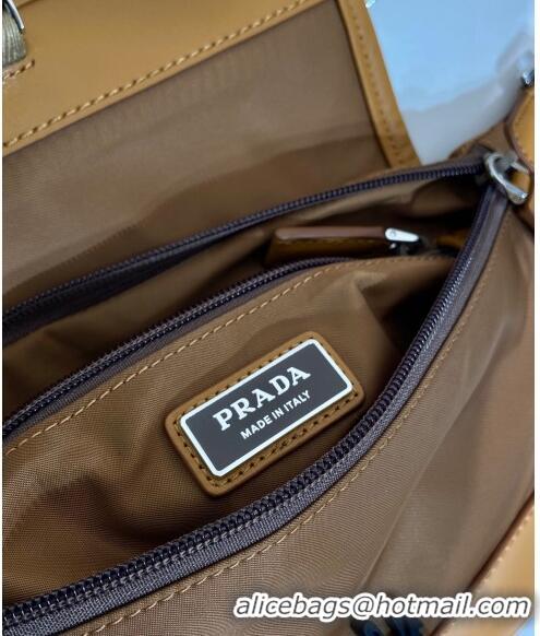 Trendy Design Prada Re-Nylon and leather belt bag 2VH176 Cork Beige 20244