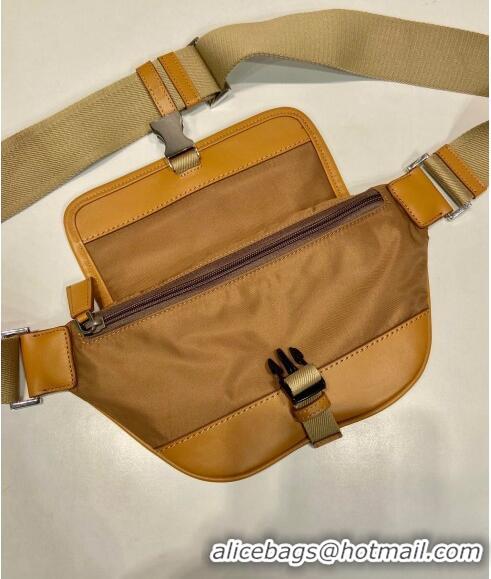 Trendy Design Prada Re-Nylon and leather belt bag 2VH176 Cork Beige 20244