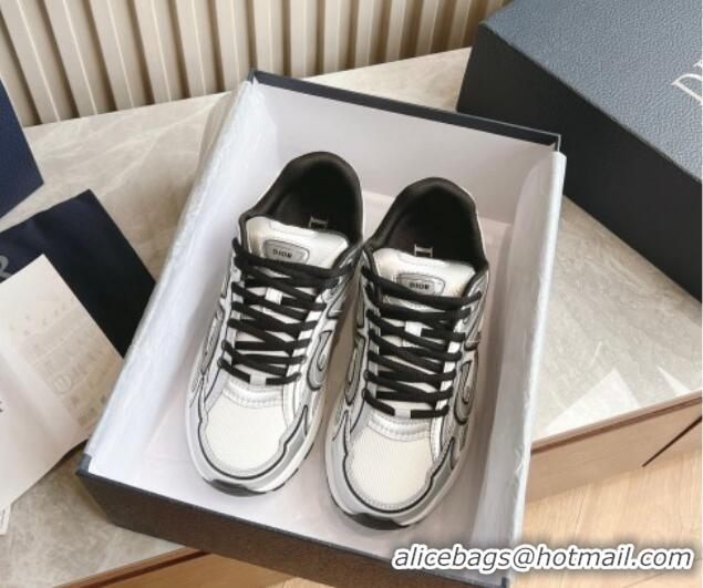 Pretty Style Dior B30 Sneakers in CD Mesh and Technical Fabric Silver/Grey 905032