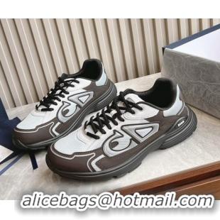 Stylish Dior B30 Sneakers in CD Mesh and Technical Fabric Dark Grey 905033