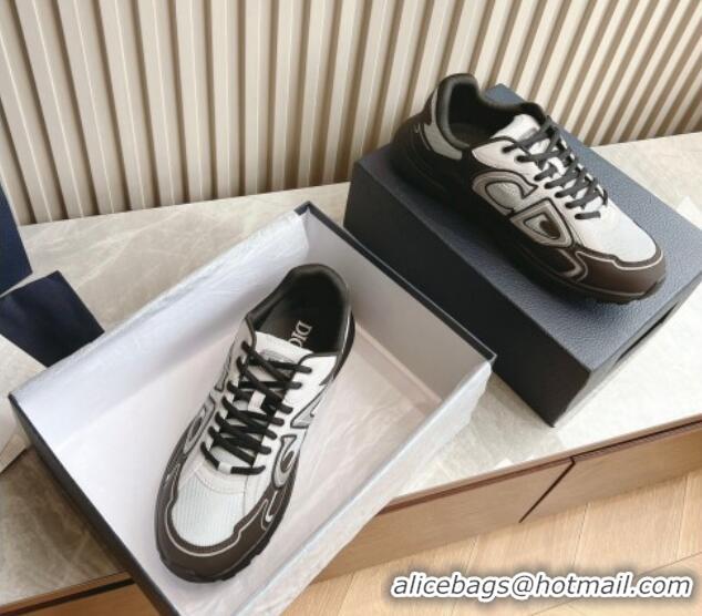 Stylish Dior B30 Sneakers in CD Mesh and Technical Fabric Dark Grey 905033