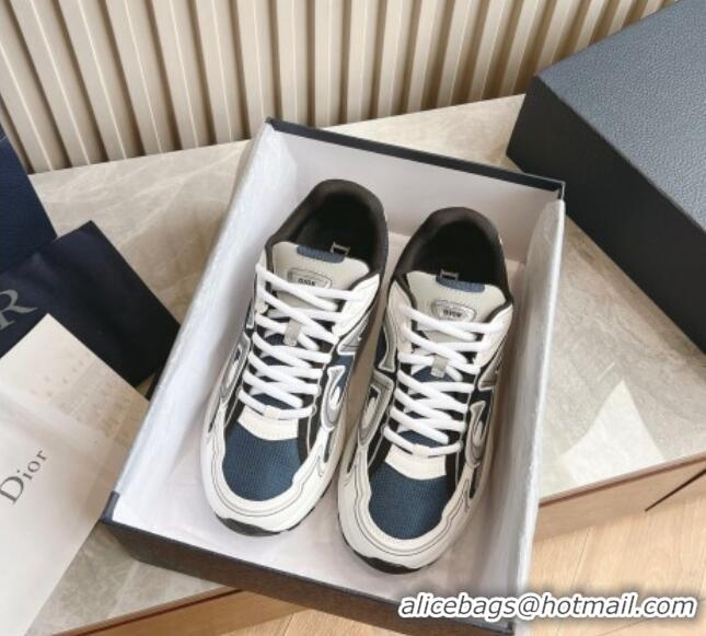 Top Grade Dior B30 Sneakers in CD Mesh and Technical Fabric Dark Blue 905035