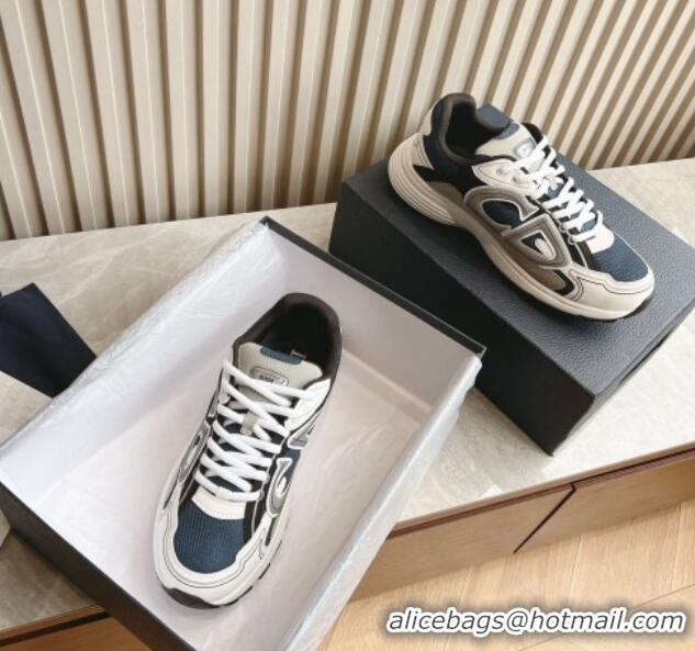 Top Grade Dior B30 Sneakers in CD Mesh and Technical Fabric Dark Blue 905035