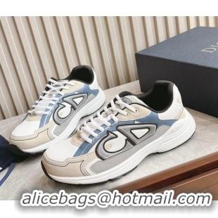 Unique Style Dior B30 Sneakers in CD Mesh and Technical Fabric Grey/Blue/Beige 905038