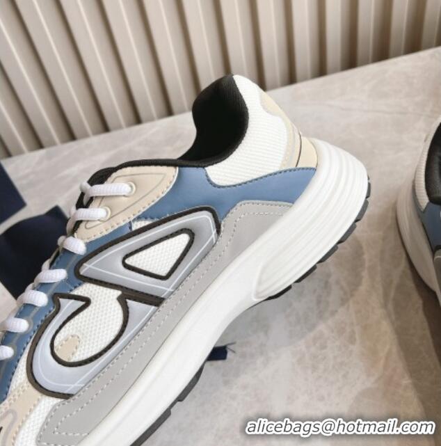 Unique Style Dior B30 Sneakers in CD Mesh and Technical Fabric Grey/Blue/Beige 905038