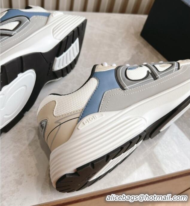 Unique Style Dior B30 Sneakers in CD Mesh and Technical Fabric Grey/Blue/Beige 905038