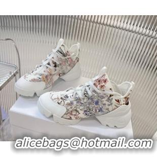 Lowest Price Dior D-Connect Sneaker in Flora Printed Technical Fabric 905044