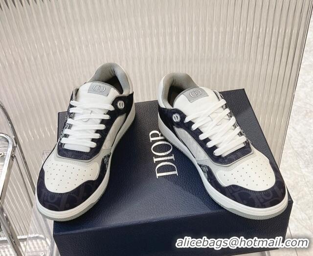 Best Product Dior B27 Low-Top Sneakers in Black Printed Canvas and Oblique Galaxy Leather 905057