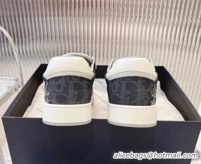 Best Product Dior B27 Low-Top Sneakers in Black Printed Canvas and Oblique Galaxy Leather 905057