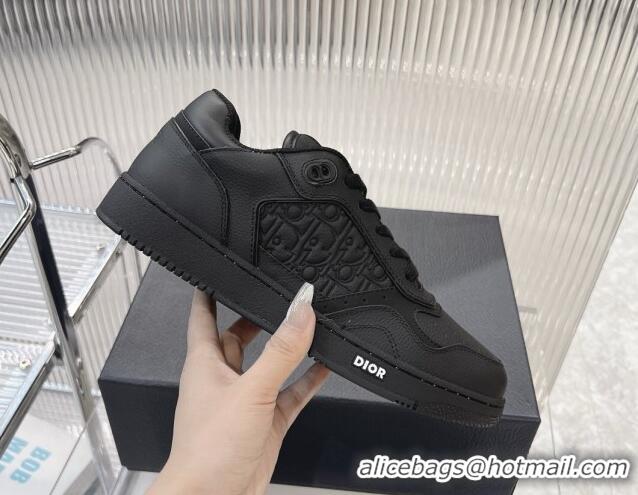 Good Product Dior B27 Low-Top Sneakers in Black Grained Calfskin and Gravity Leathe 905058