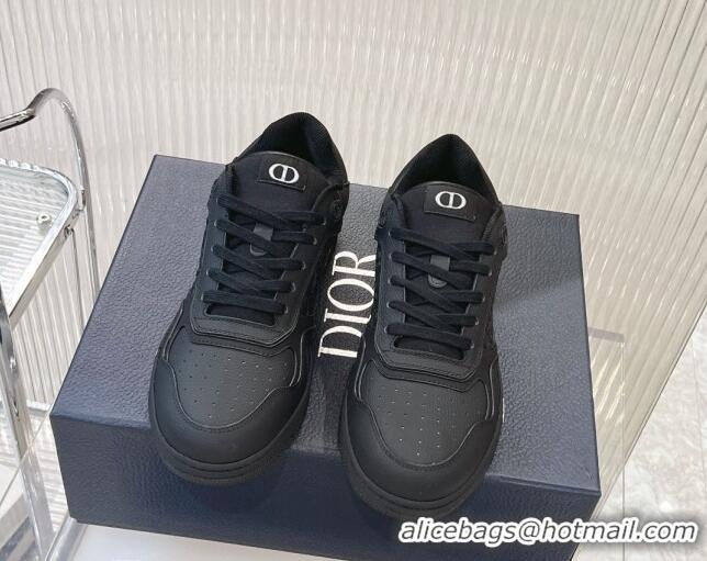 Good Product Dior B27 Low-Top Sneakers in Black Grained Calfskin and Gravity Leathe 905058