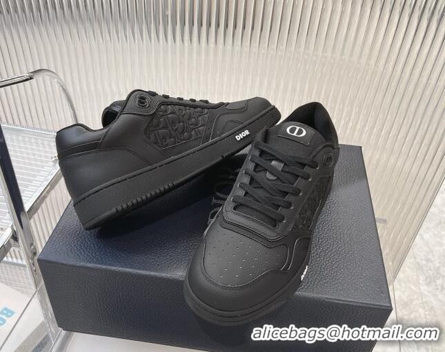 Good Product Dior B27 Low-Top Sneakers in Black Grained Calfskin and Gravity Leathe 905058